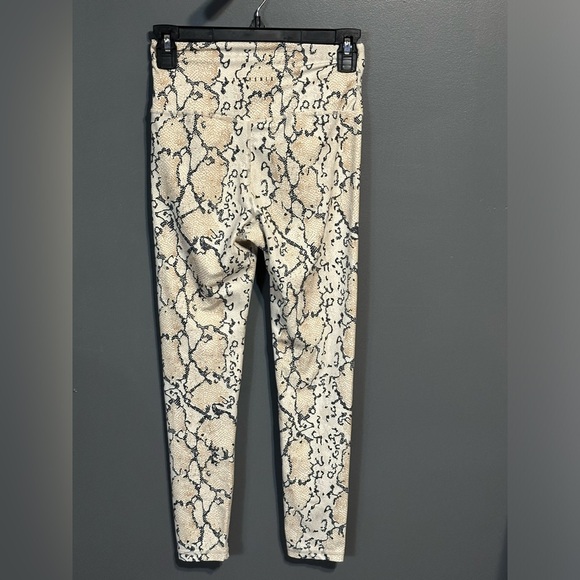 Anthropologie All Fenix Python Print Full Length Leggings size Small High Rise - Picture 2 of 5